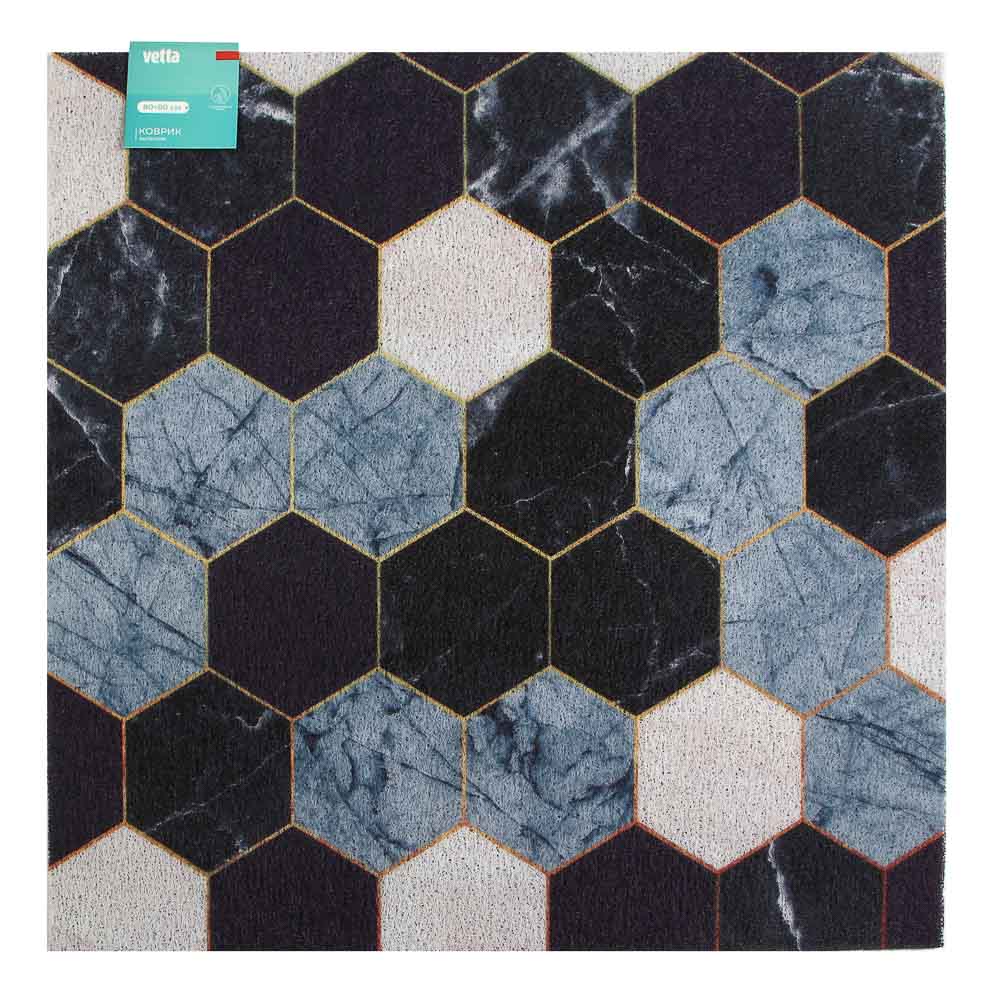 Коврик вырезной тм VETTA Соты, 80х80см, 2 дизайна - #5