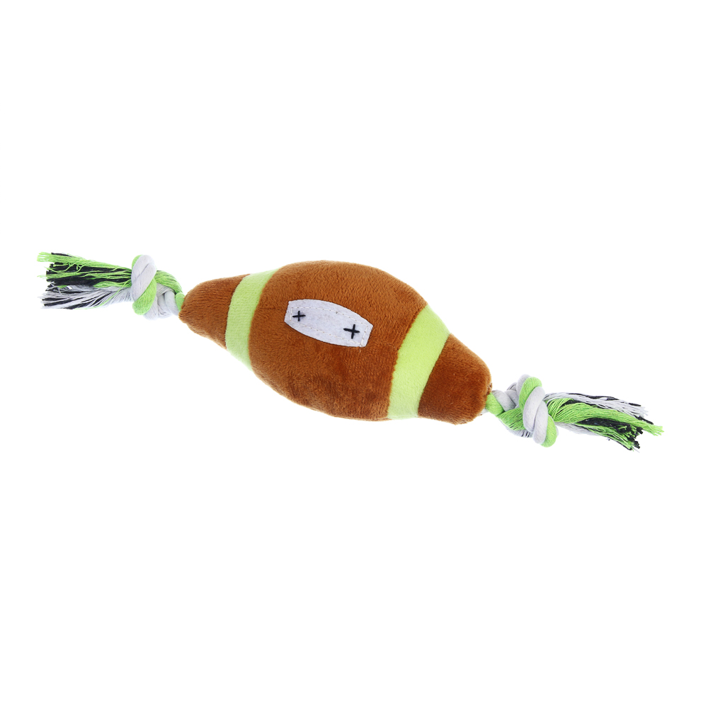 Игрушка для собак тм VETTA с пищалкой, мяч регби, п/э, 35*10см - #6