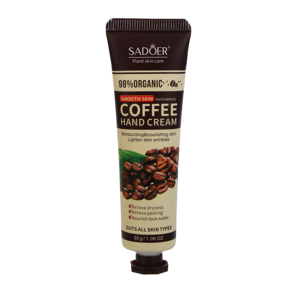 Крем для рук питательный с кофе тм Sadoer, 30гр - #1