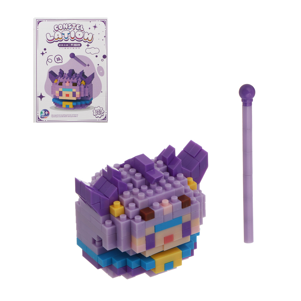 Конструктор мини 3D "Зодиак", ABS, 8х4,5х11,5см, 12 видов - #1