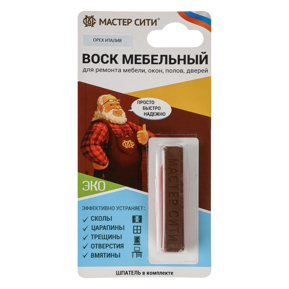 Воск мебельный мягкий, Орех Италия, 612 - #1