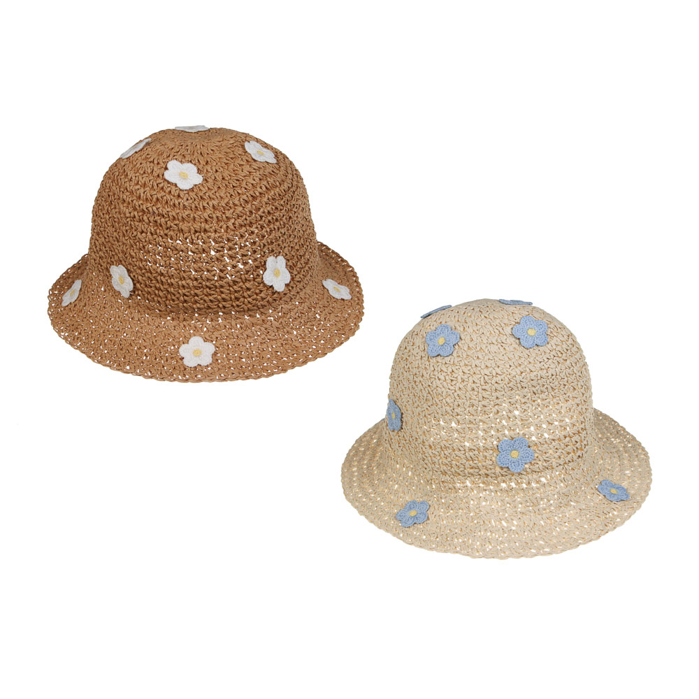 Панама детская плетенная, тм GALANTE, р. 52-54, целлюлоза, цвета в ас-те - #1