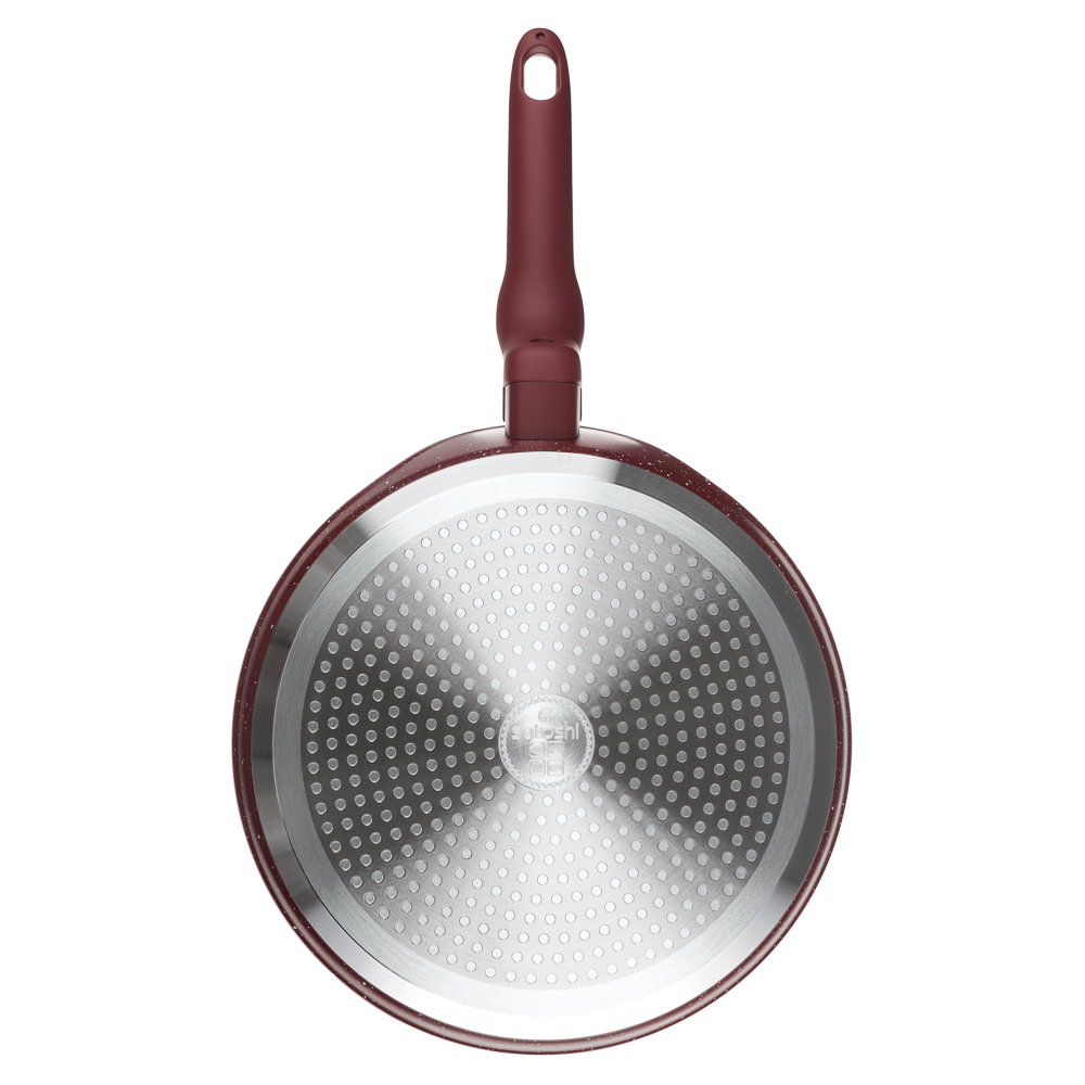 Сковорода литая блинная тм SATOSHI Мари d24см, антипригарное покрытие мрамор, индукция, 3 цвета - #7