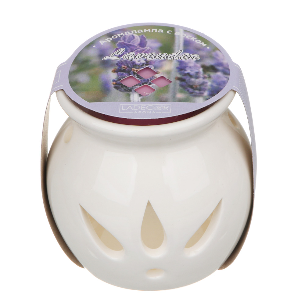 LADECOR Ароманабор лампа и аромавоск, (Rose/Lavender/Sandalwood/Vanilla/Cotton/Ocean) - #8