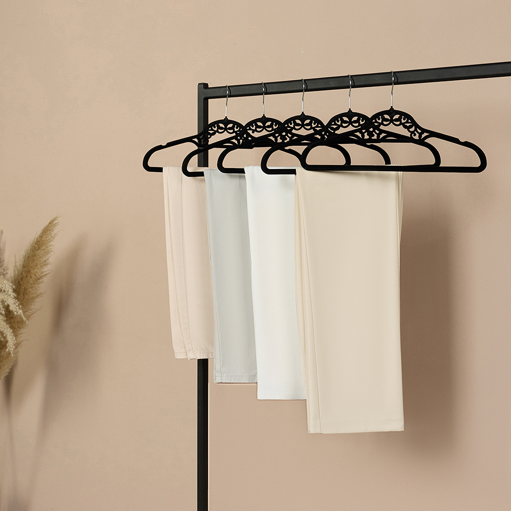 VETTA Набор вешалок для одежды 4шт, 42см, с покрытием флок - #12