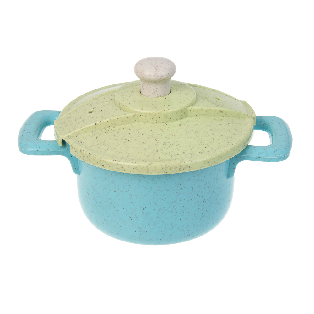 ИГРОЛЕНД Игровой набор посуды "Экопластик", 18 предметов, пластик, 34,5х11х24 см - #4