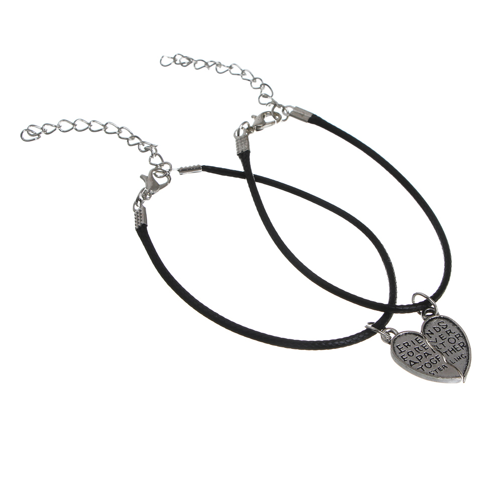 Браслет парный 2шт, d7,5 см, сплав, БЖ25-35 - #2