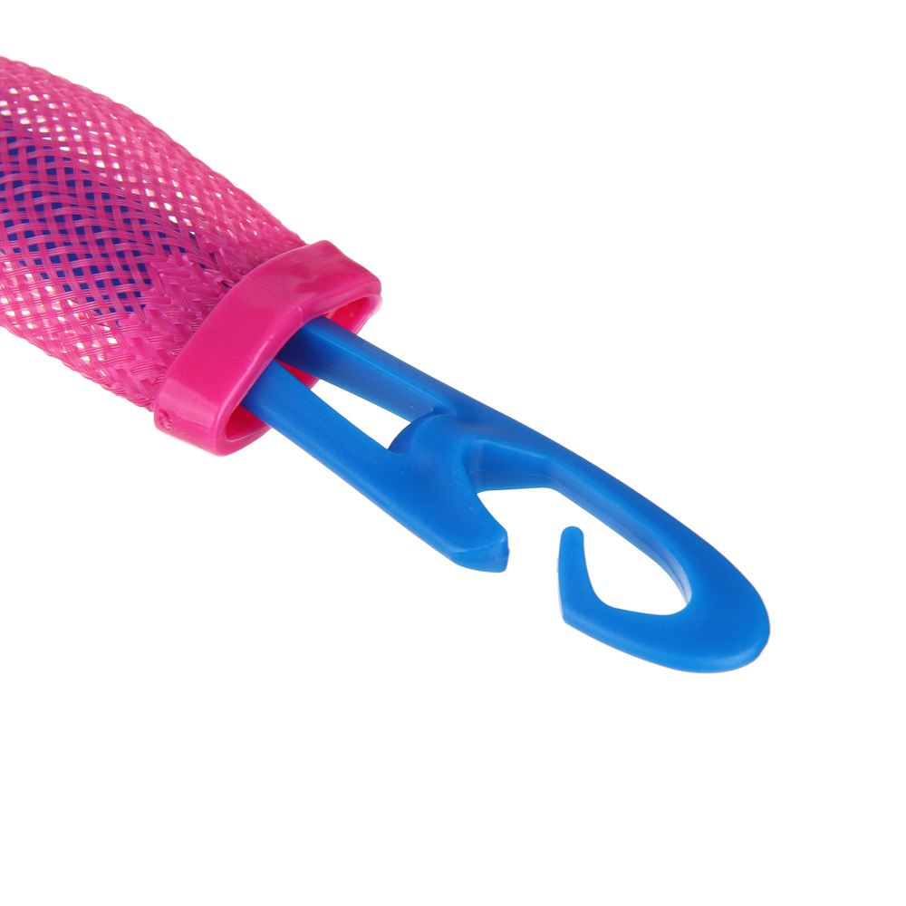 Бигуди-волны с крючком для укладки волос ЮНИLOOK, 25х3см, пластик, нейлон, 12шт, 2 цвета, ACS-70 - #5