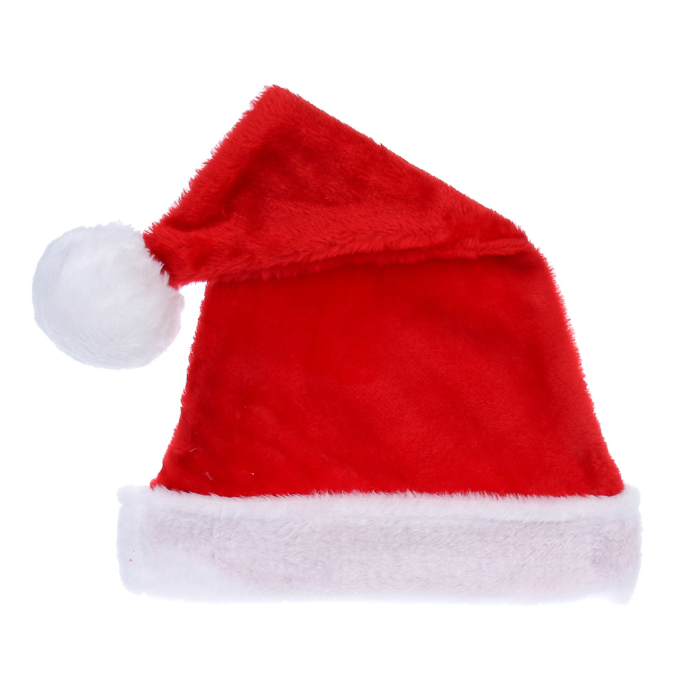 СНОУ БУМ Колпак новогодний, 28х41см, полиэстер, красный - #1