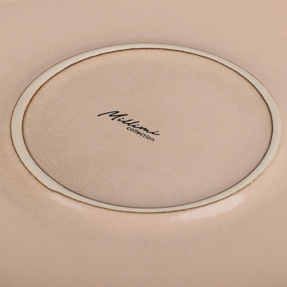 MILLIMI Кантри тарелка подстановочная 25,9см, керамика, бежевый - #6