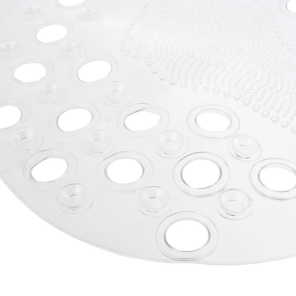 Коврик противоскользящий в ванную "Массажный" 66см*33см, прозрачный - #3