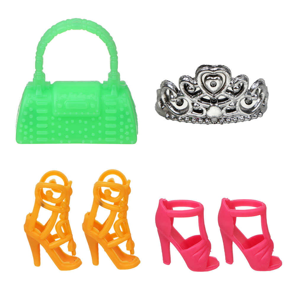 ИГРОЛЕНД Кукла с гардеробом и акс., PP, PVC, полиэстер, 52х8х32,5 см - #8