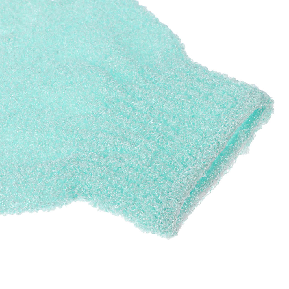 Мочалка перчатка тм ЮL с отшелушивающим эффектом, полиэстер, 18см, 5 цветов, МС24-06 - #20