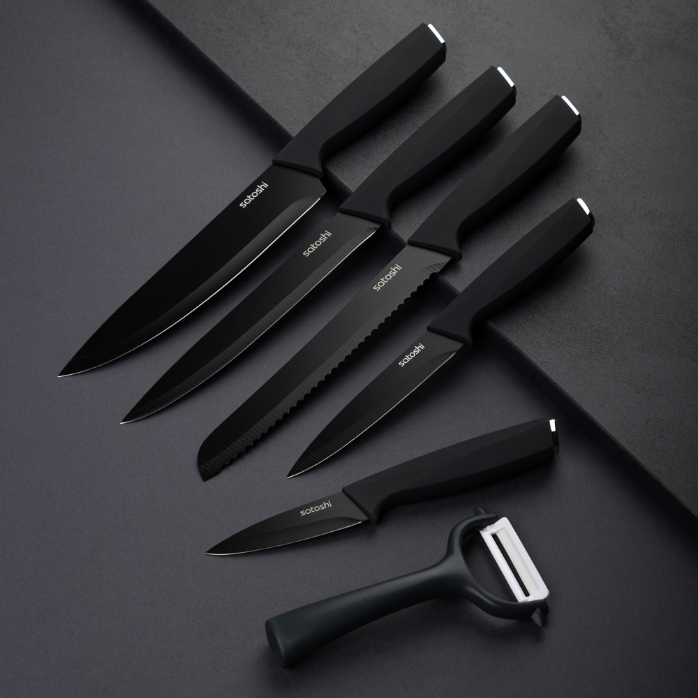 SATOSHI Орис Набор ножей кухонных 6пр, в магнитной коробке - #11