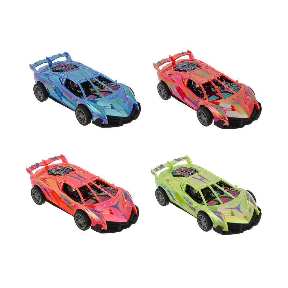 ИГРОЛЕНД Машина инерционная "Ночной дрифт", PP, 15,5х7,5х4 см, 4 дизайна - #2