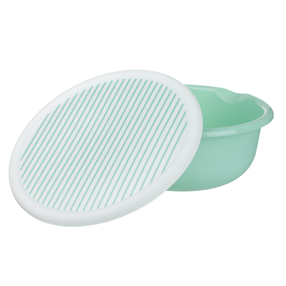 Черри Миска с крышкой 3,2л, пластик, 2 цвета - #6