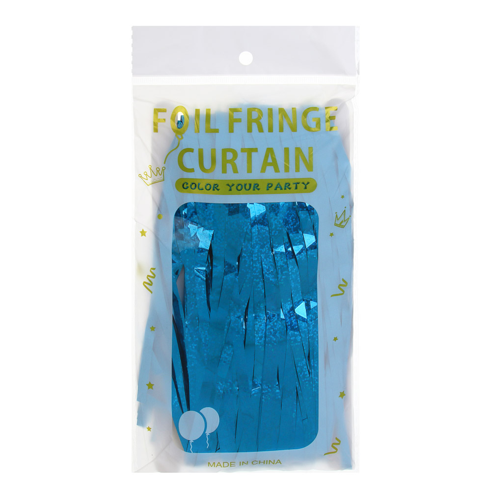 СНОУ БУМ Занавеска из дождика, голографическая, 200х100см, ПЭТ, 6 цветов - #4