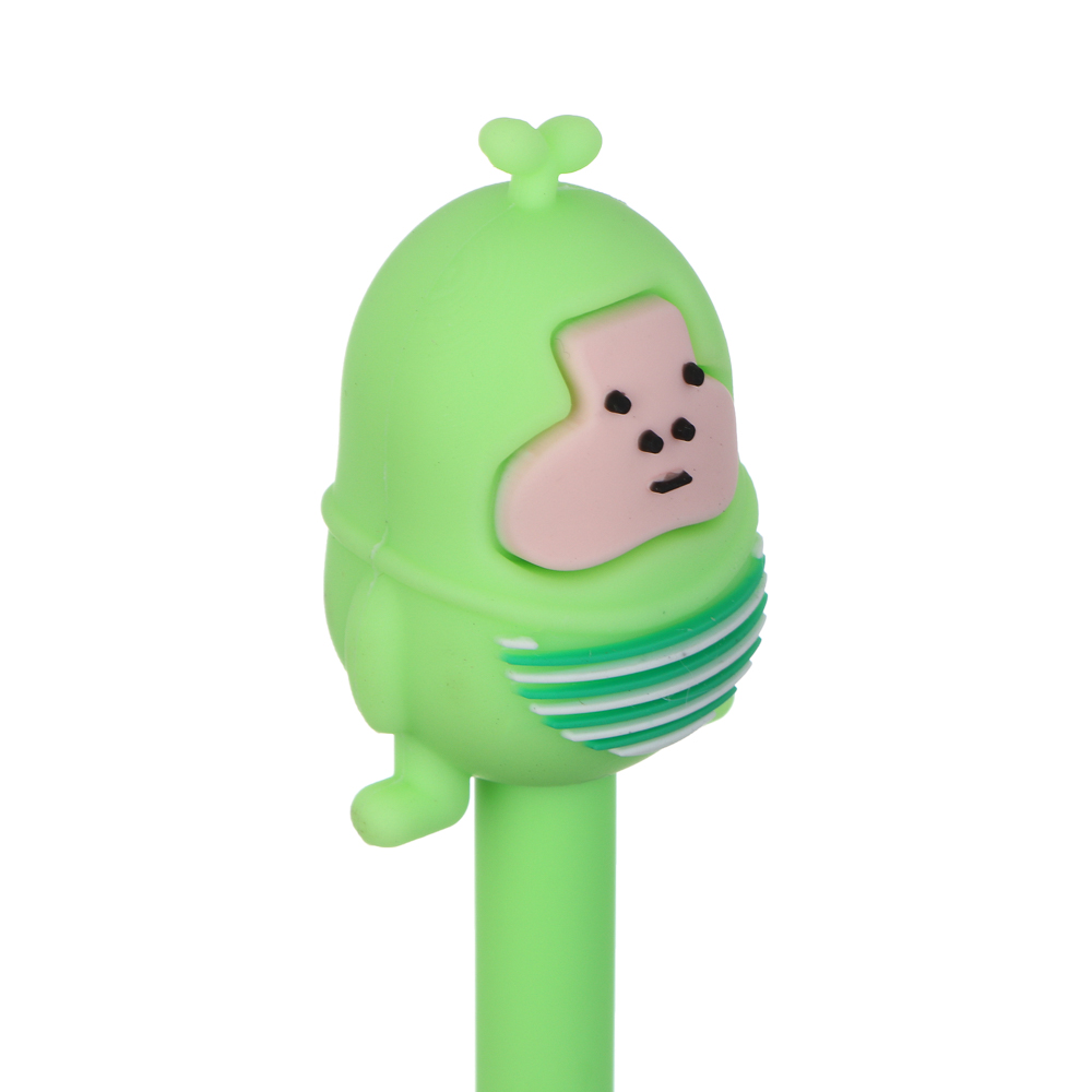 Ручка гелевая синяя "Веселая компания", 6 дизайнов, шоу-бокс - #7