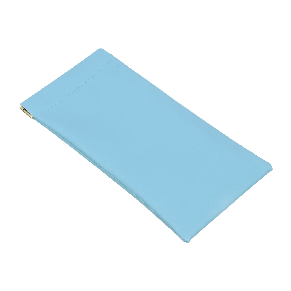 ЮL Чехол для очков мягкий с зажимом, ПУ, 18х8,5см, 5 цветов - #4