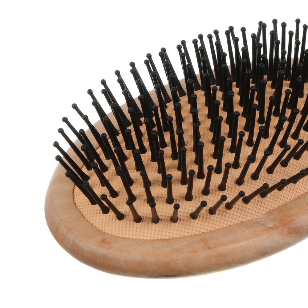 Расческа массажная тм ЮНИLOOK, 24 см, дерево, пластик - #3