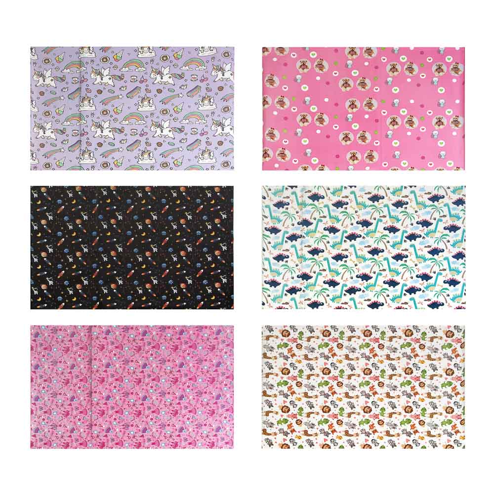 Бумага тм Fntastic подарочная, 70x100 см, 70 г односторонняя, 6 диз., арт.4 - #1