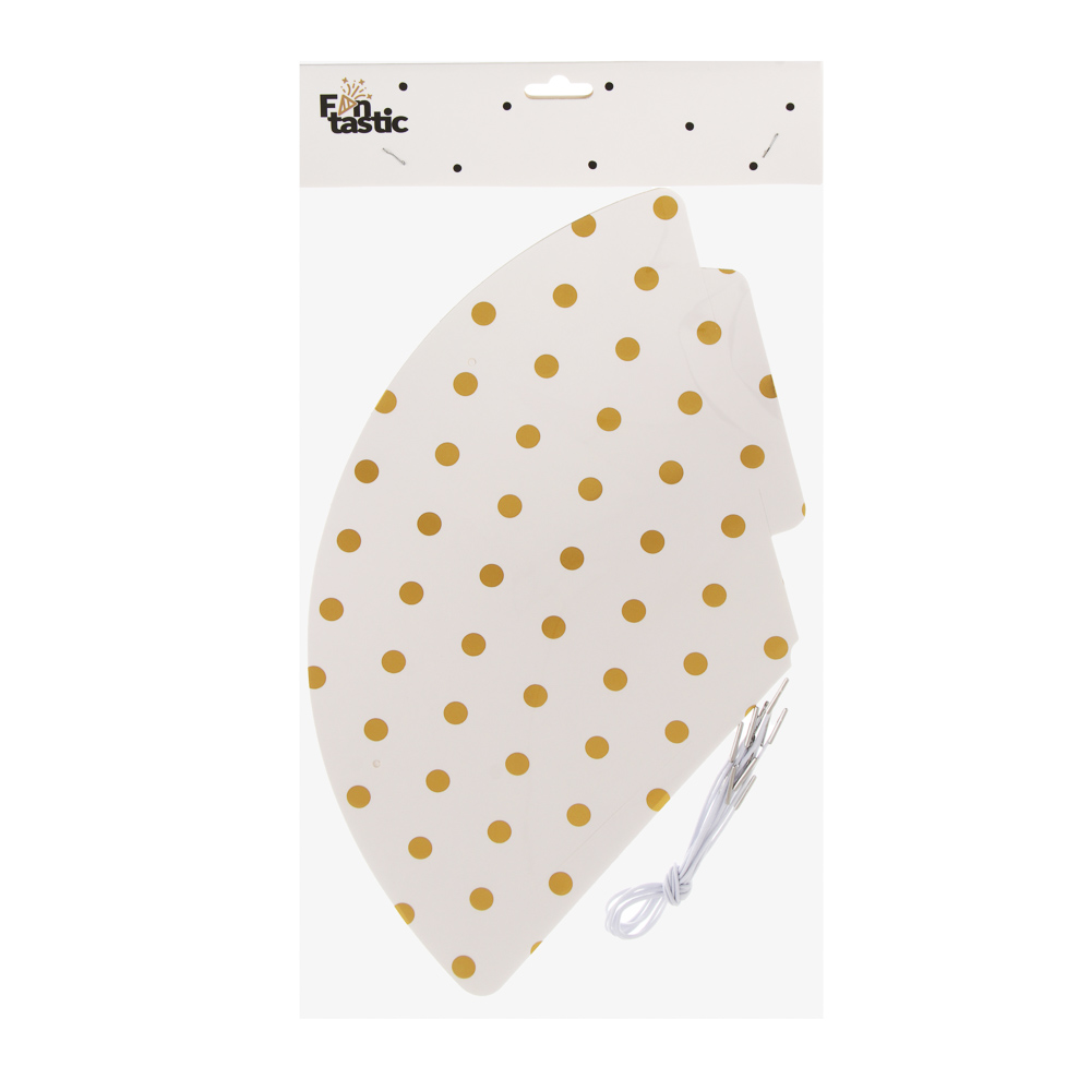 Fntastic Набор колпаков для вечеринки, 6 шт, диаметр 20 см, бумага, 2 дизайна - #7