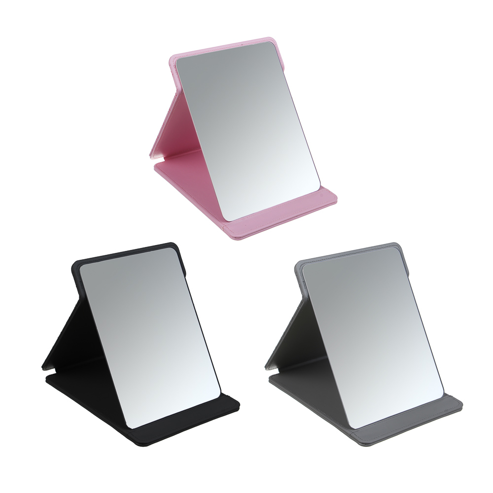 ЮНИLOOK Зеркало настольное складное Мадмуазель, ПУ, стекло, 21х15,5 см, 3 цвета - #1