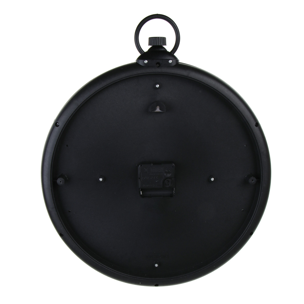 LADECOR CHRONO Часы настенные, круглые, 35,8x42,4x5 см, пластик, цвет черный - #3