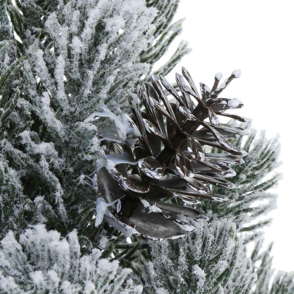 СНОУ БУМ Елочка литая 100% РЕ, шишка, на пеньке, 40 см, 26-64 - #2