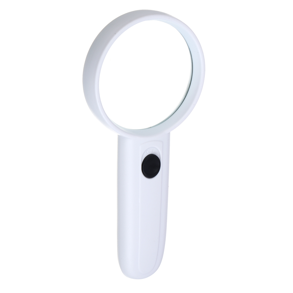 Лупа с LED подсветкой, d6,5см, пластик, стекло, 3xAAA (не входят в комплект) - #4