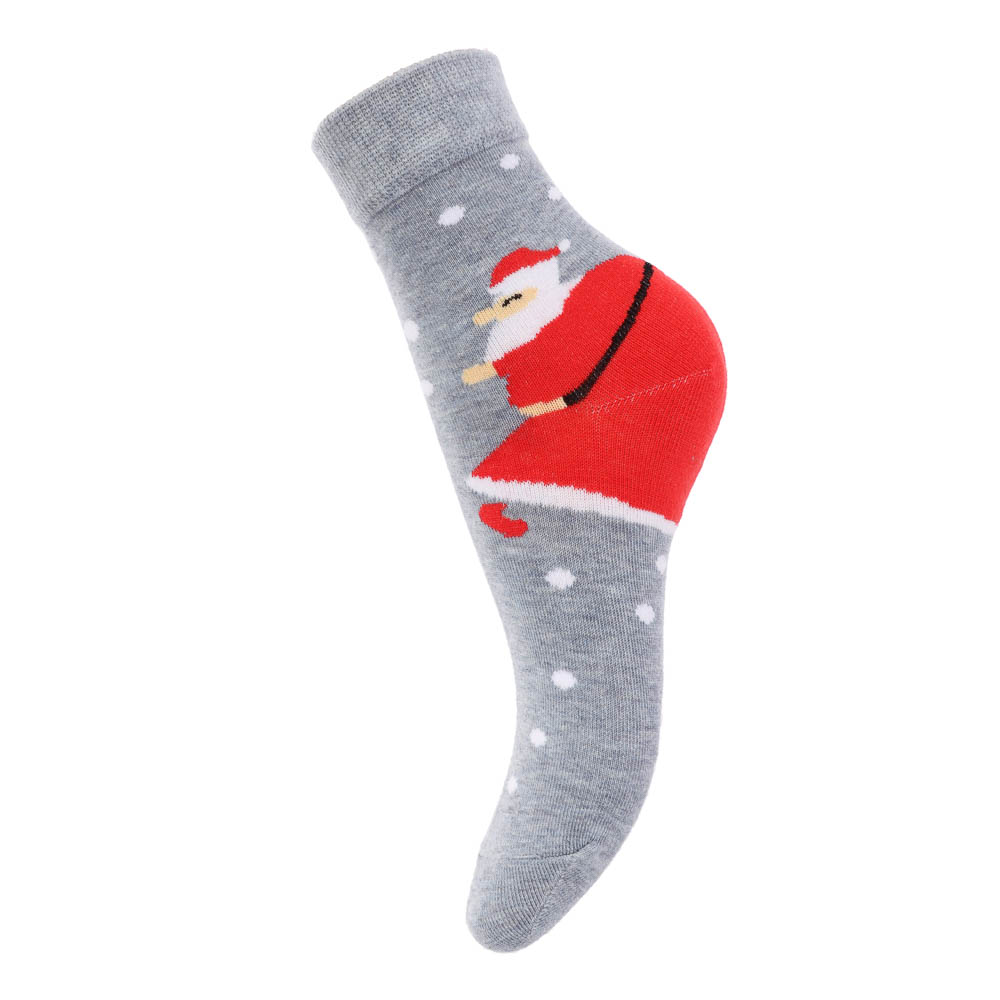 Носки женские с новогодней тематикой, 78% хлопок, 20% спандекс, 2% латекс, р. 36-39 - #2