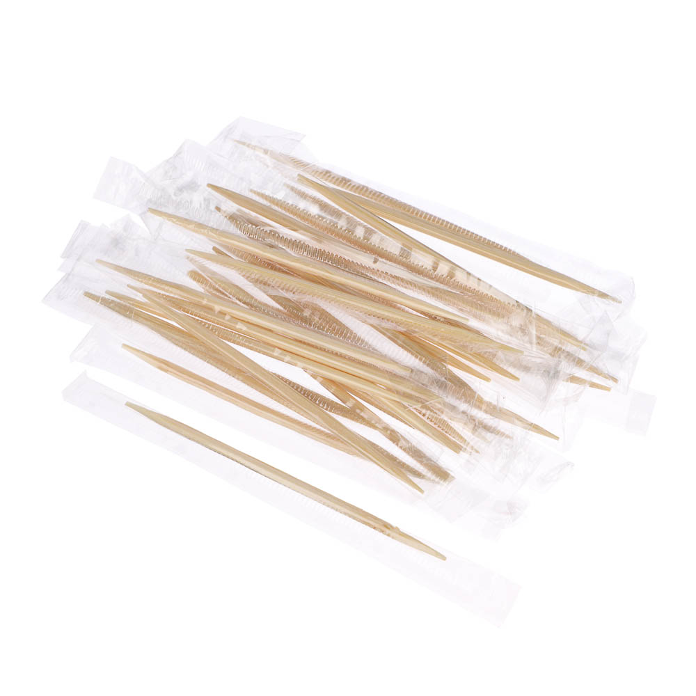 Зубочистки в индивидуальной упаковке тм VETTА, бамбук, 1000шт - #2