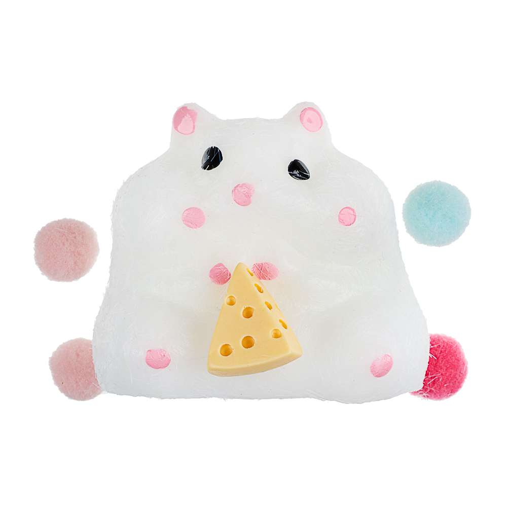 Игрушка Сквиш антистресс "Хомячок", TPR, 14х13х4см, 2 дизайна - #8