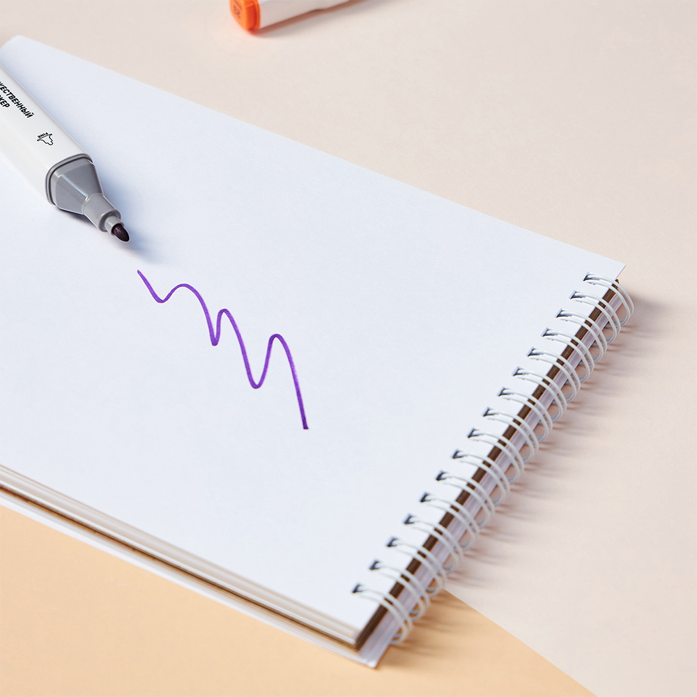 BY Русские Супергерои Маркеры худож., 36цв., 2-стор. (круг./кисточка), коробка-подставка на магните - #19