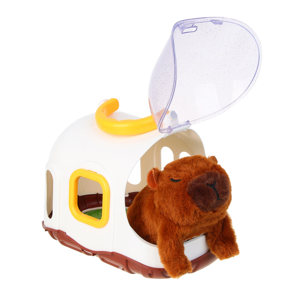 ИГРОЛЕНД Питомец интерактивный в переноске, 2хАА, ABS, полиэстер, 17,5х24х22 см - #4