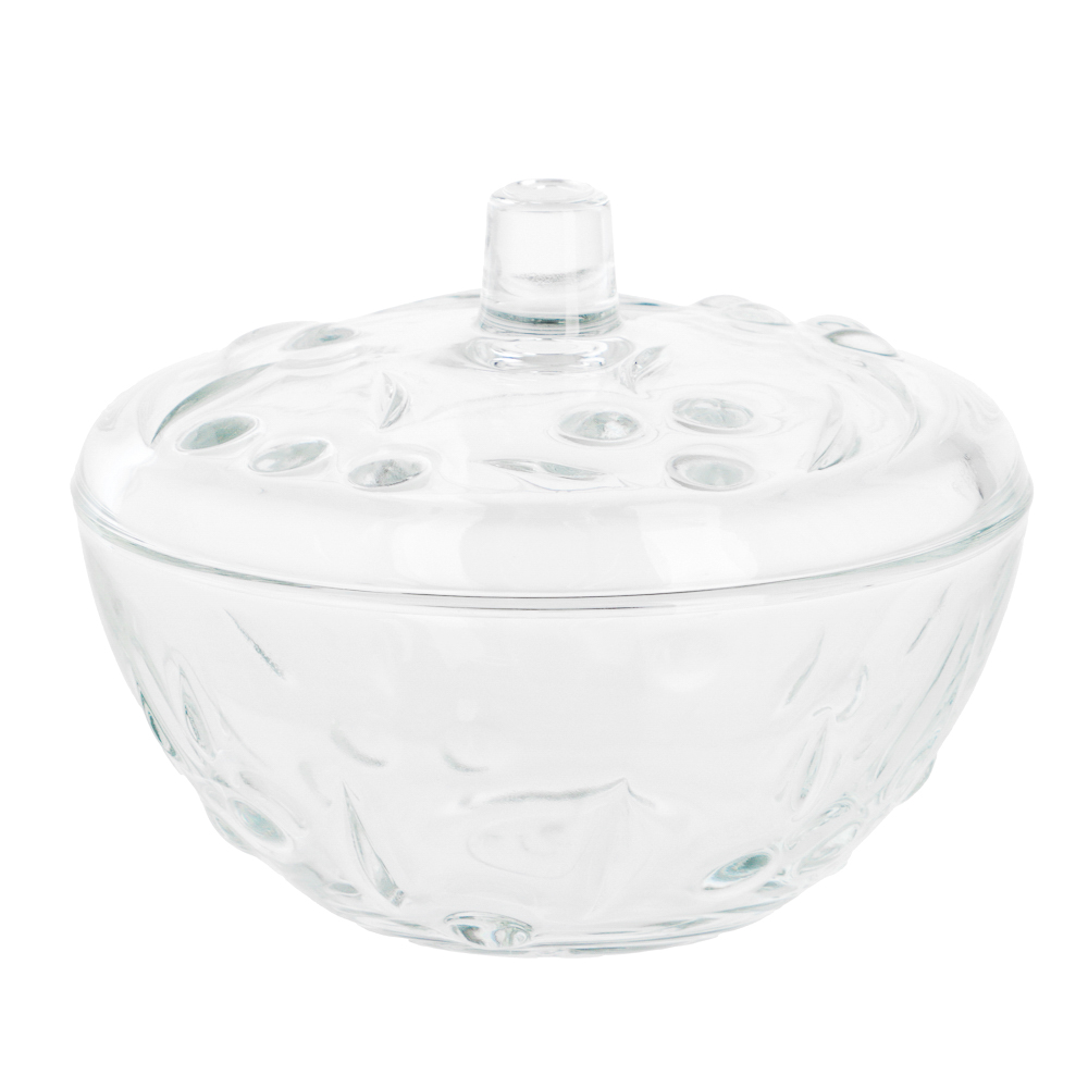 PASABAHCE Перла Сахарница с крышкой 140мм 500мл, стекло, 97236B - #2