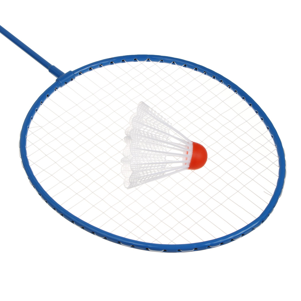 Набор для бадминтона, тм BY SPORT, 2 ракетки, 1 волан, в сетке, металл, пластик - #5