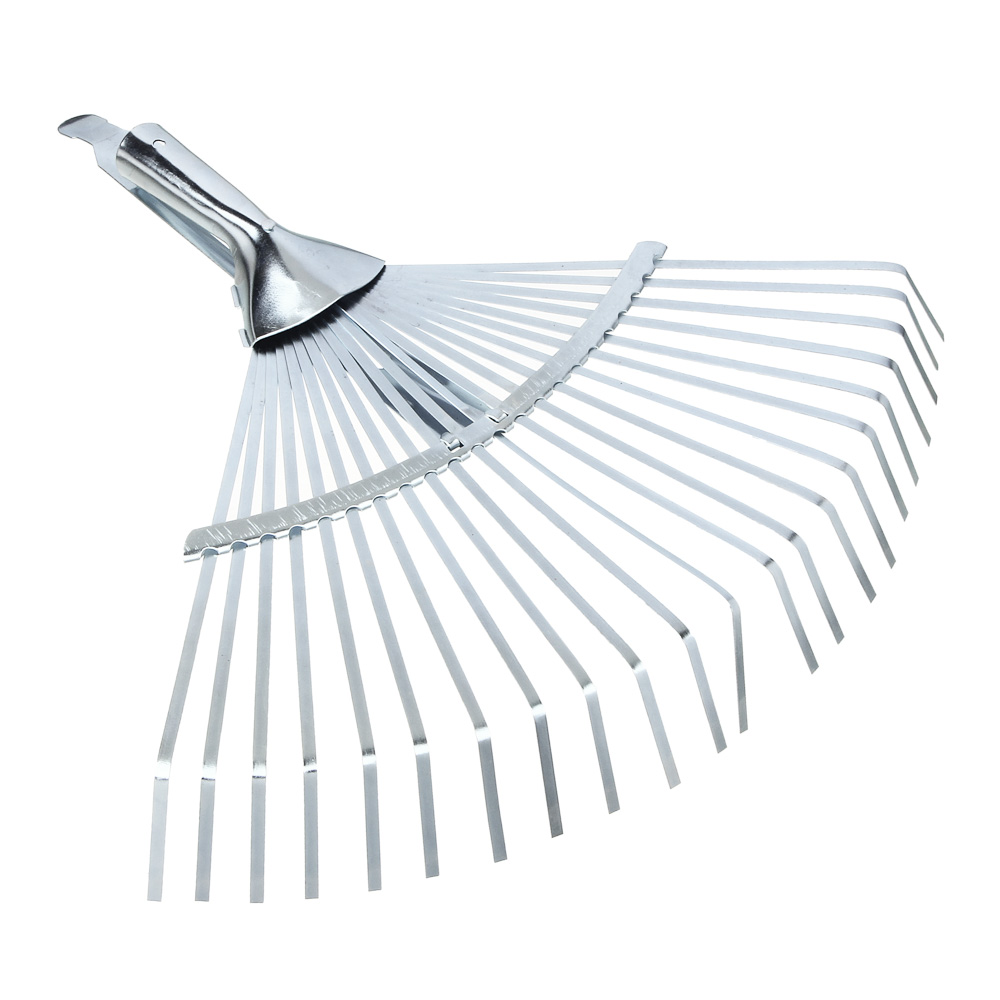 INBLOOM Грабли веерные раздвижные, 22 зуба, 38x40см, оцинкованная сталь - #2