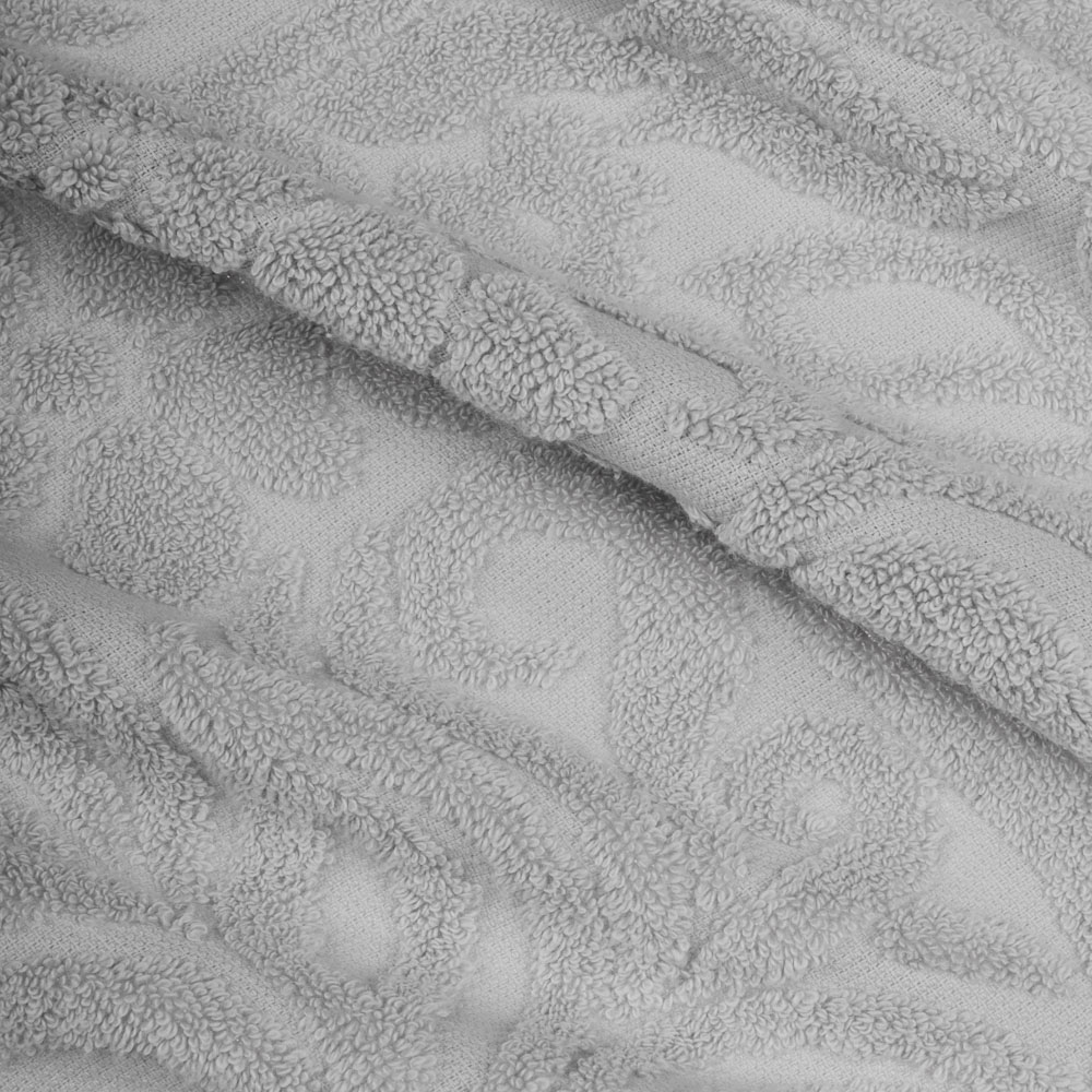 PROVANCE Шанталь Комплект полотенец махровых жаккард, 100% хл., 30х50, 50х90, 70х130, 430г/м, серый - #6