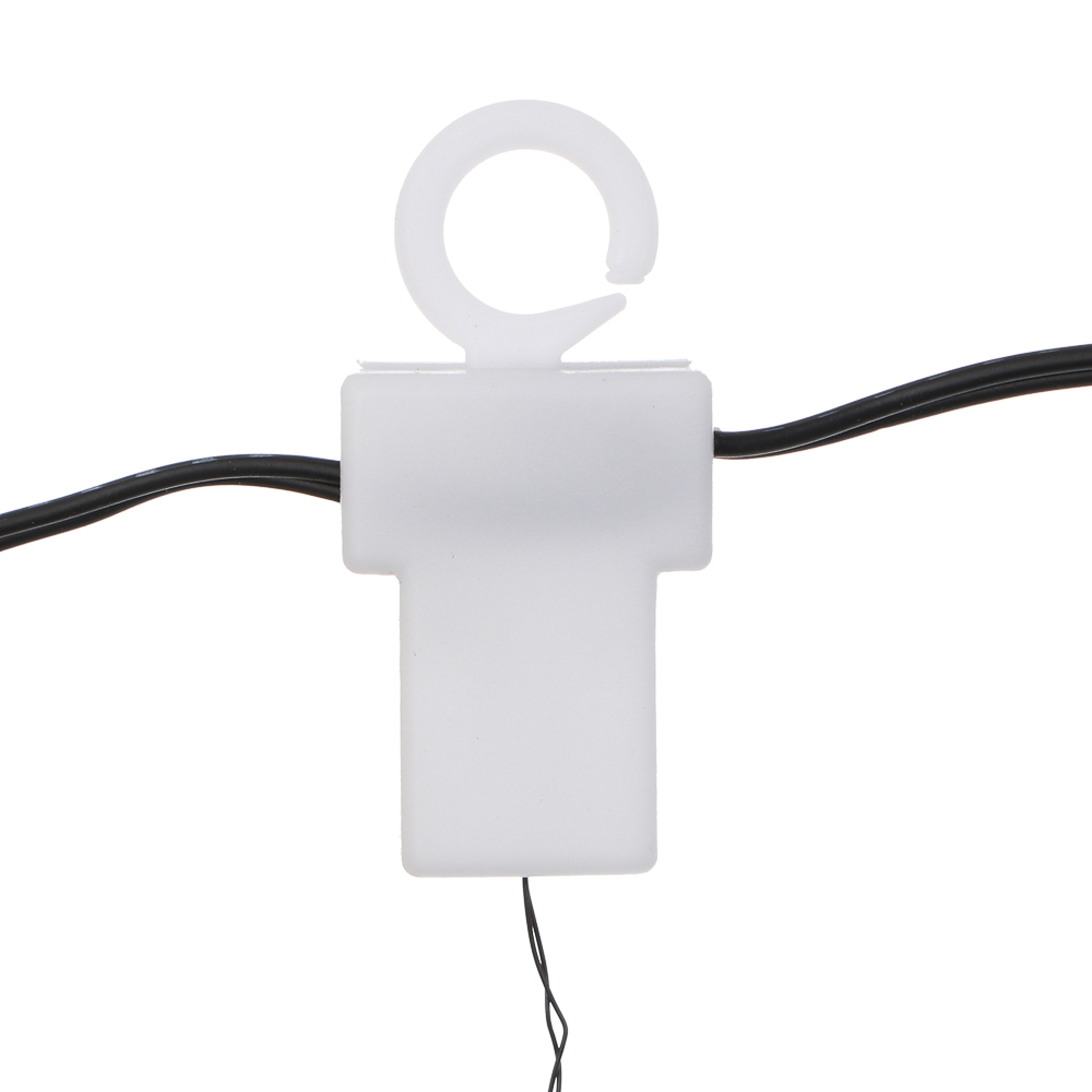 СНОУ БУМ Гирлянда эл. занавес нить росы 2х2м, 200 LED, 10 нитей, мульти, 8 режимов, 220В - #5