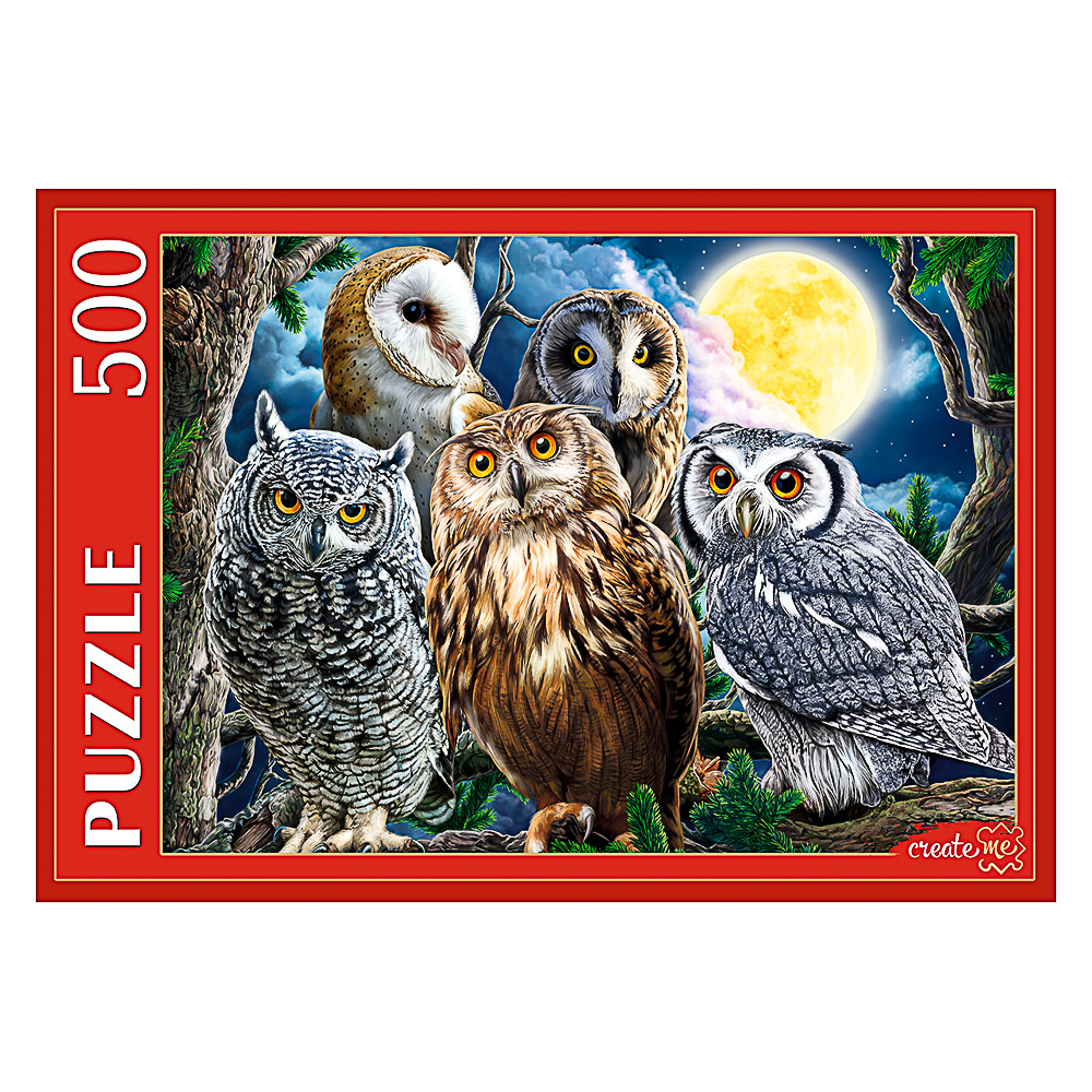 ПАЗЛЫ 500 элементов в ассортименте, 46,3х33,5х24,2см, 5 дизайнов - #3