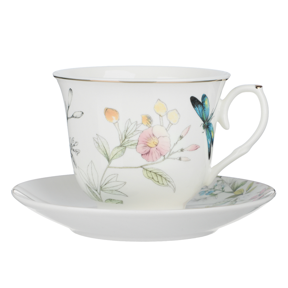 Набор чайный 2 пр., 225мл, MILLIMI, Стрекоза, фарфор - #1