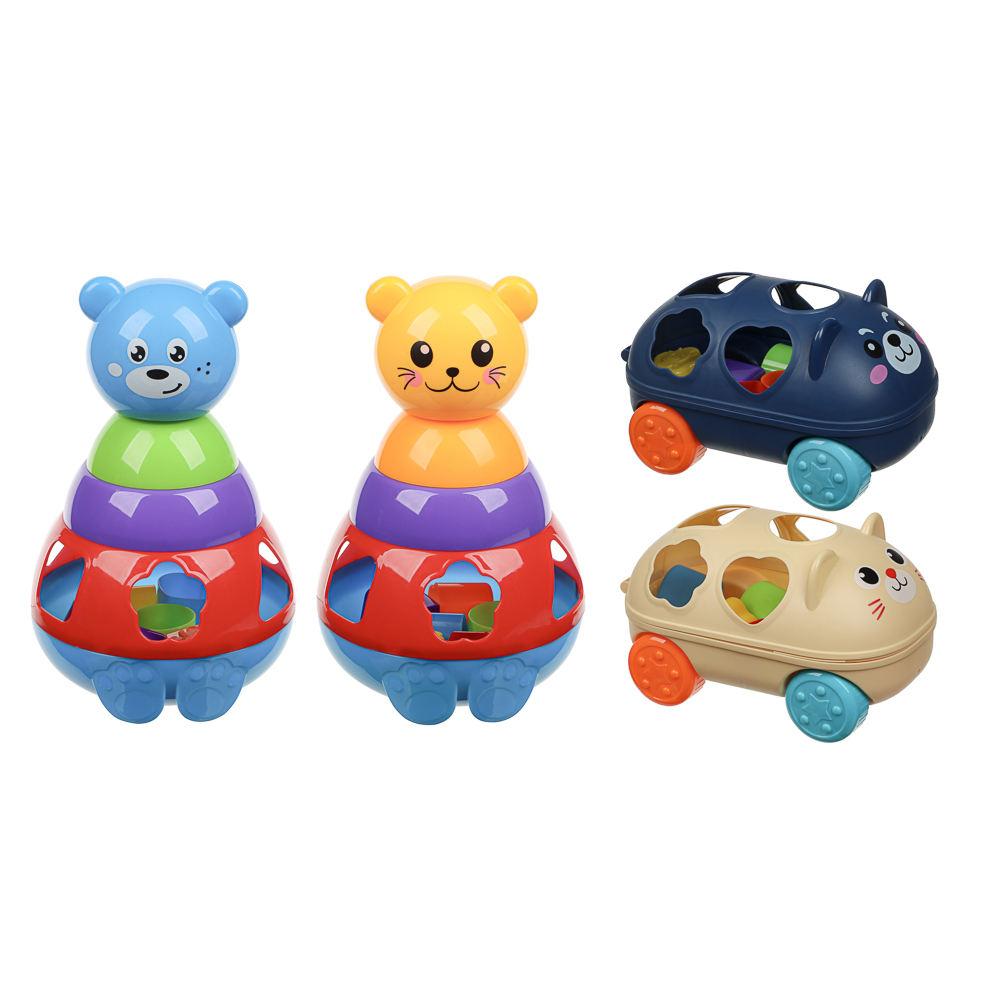 ИГРОЛЕНД Сортер в виде  животного, пластик, 15х10,5х22см - #1