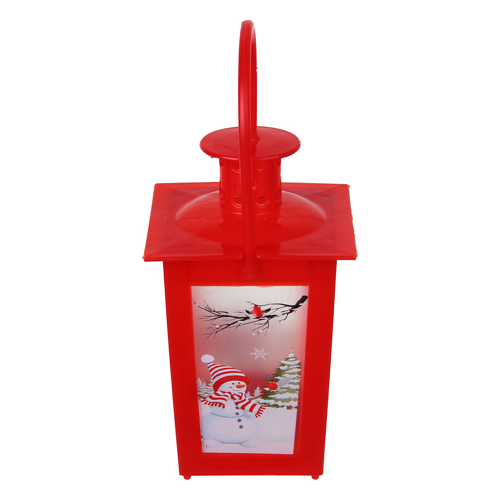 СНОУ БУМ Светильник декоративный LED в виде фонаря, 7x11,6см, PP, 3хAG10, 1 режим, 3 дизайна - #4