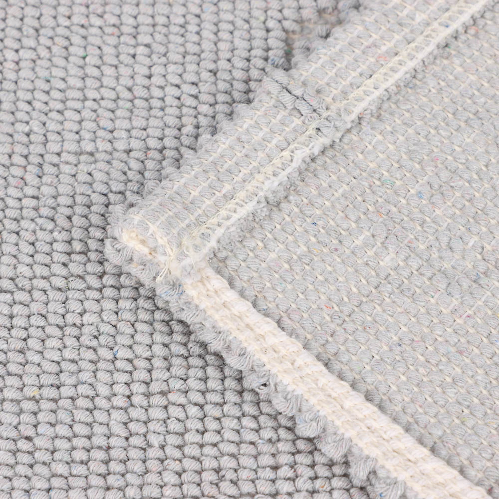 Коврик петельный, хлопок, 60x40см, одинарный, серый - #4