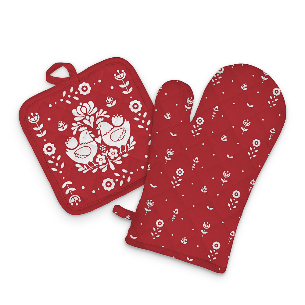 Прихватка-варежка тм PROVANCE Ностальгия, 17х27см, 100% полиэстер - #1