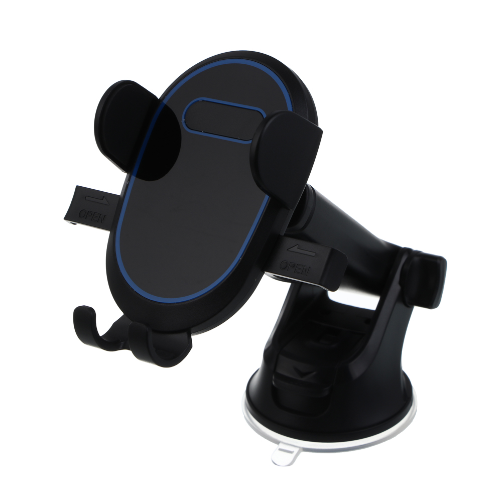 ЕРМАК Держатель смартфона на присоске, черный, синий - #2