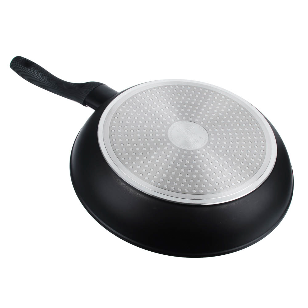 SATOSHI Карбон Сковорода литая d28см, антипригарное покрытие Мрамор, индукция - #4