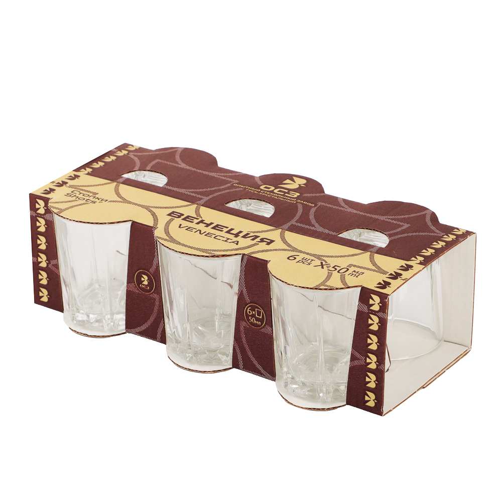 ОСЗ Венеция Набор стопок 6шт 50мл, стекло - #5