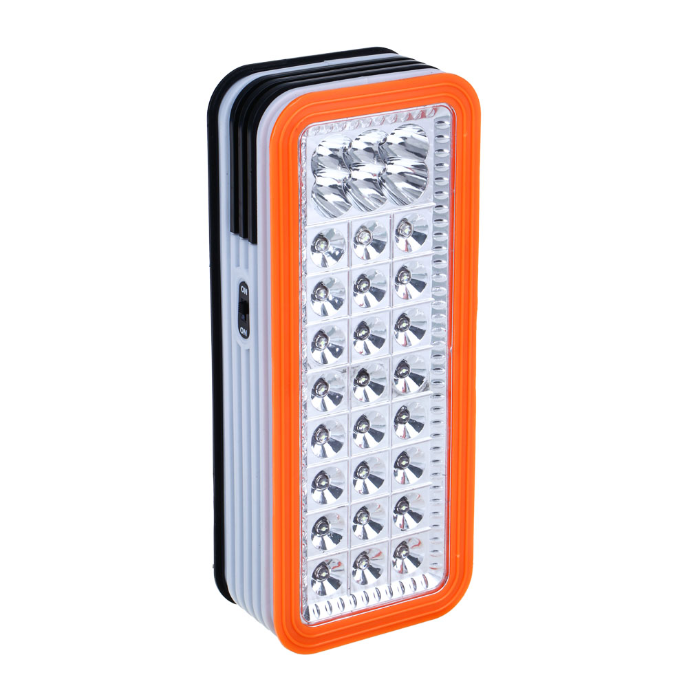 ЕРМАК Фонарь-светильник 24 + 6 ярк. LED, 3xD / шнур 220В, пластик, 24x10 см - #3